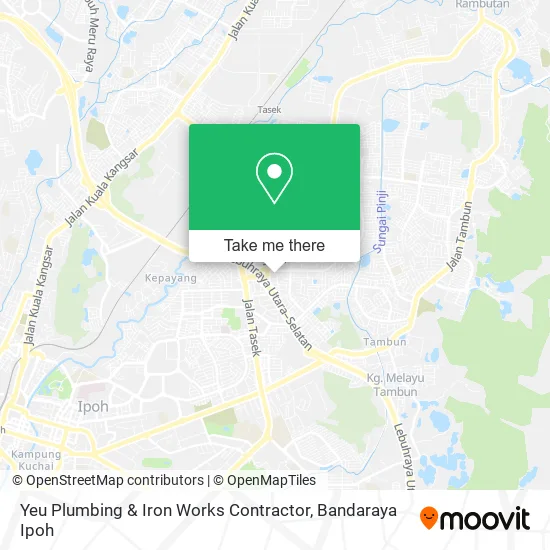 Yeu Plumbing & Iron Works Contractor map