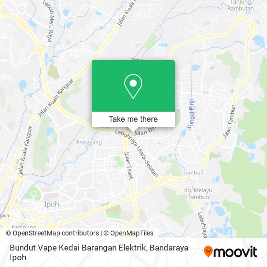 Peta Bundut Vape Kedai Barangan Elektrik