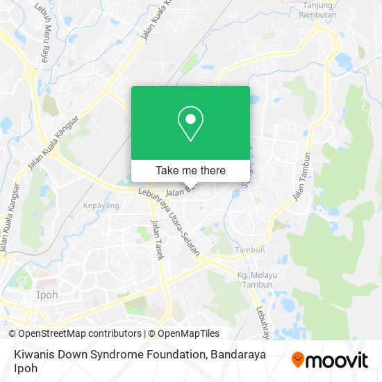 Kiwanis Down Syndrome Foundation map