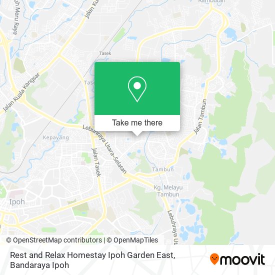 Rest and Relax Homestay Ipoh Garden East map