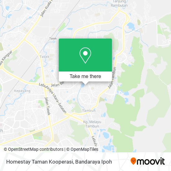 Peta Homestay Taman Kooperasi