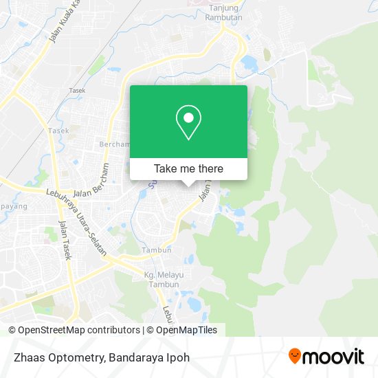 Zhaas Optometry map