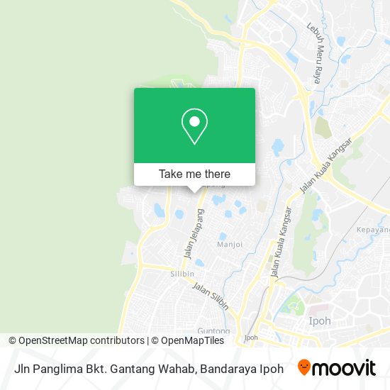 Peta Jln Panglima Bkt. Gantang Wahab