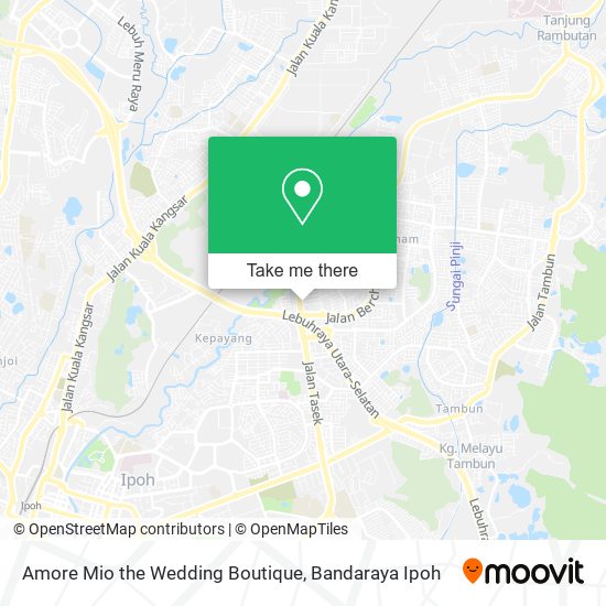 Amore Mio the Wedding Boutique map