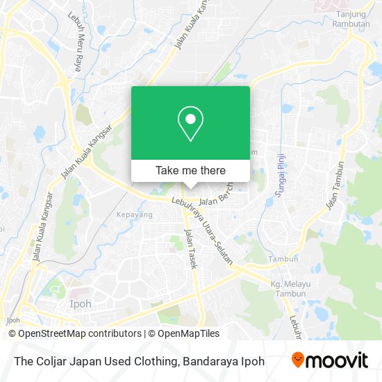 The Coljar Japan Used Clothing map