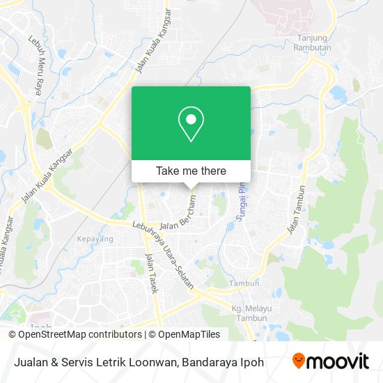 Peta Jualan & Servis Letrik Loonwan