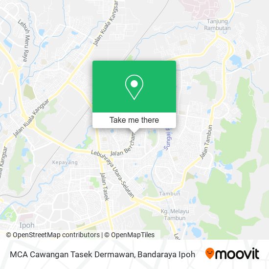 MCA Cawangan Tasek Dermawan map