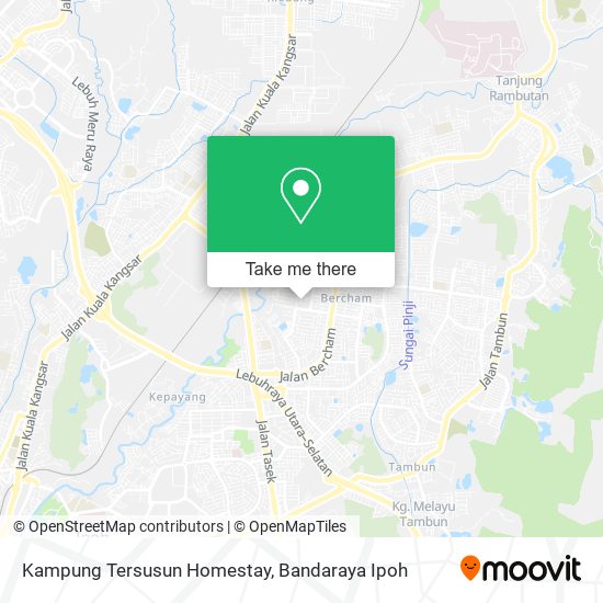 Kampung Tersusun Homestay map