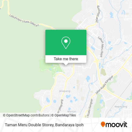 Taman Meru Double Storey map