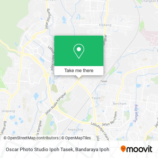 Oscar Photo Studio Ipoh Tasek map