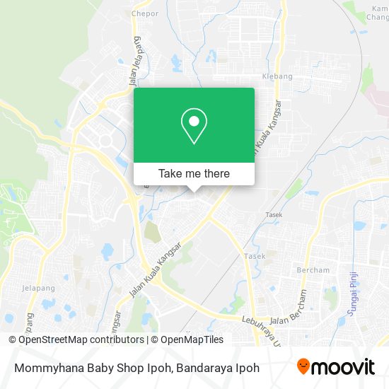 Peta Mommyhana Baby Shop Ipoh