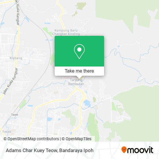Adams Char Kuey Teow map