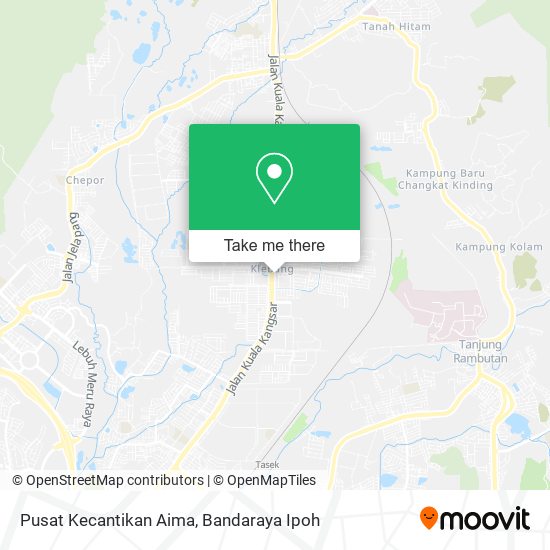 Pusat Kecantikan Aima map