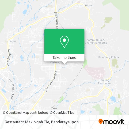 Peta Restaurant Mak Ngah Tie