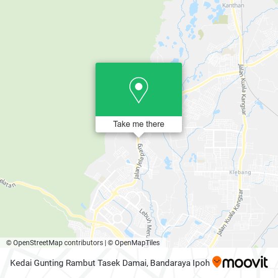Kedai Gunting Rambut Tasek Damai map