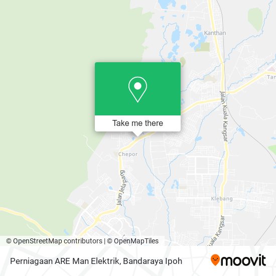 Perniagaan ARE Man Elektrik map