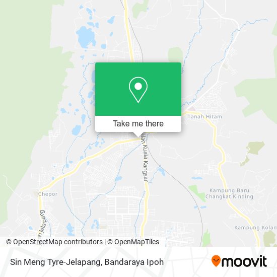 Sin Meng Tyre-Jelapang map