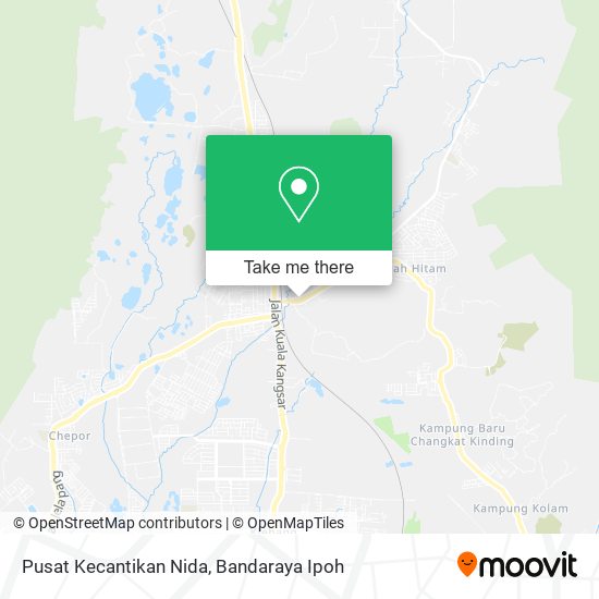 Pusat Kecantikan Nida map