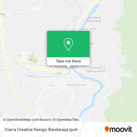 Ciarra Creative Design map