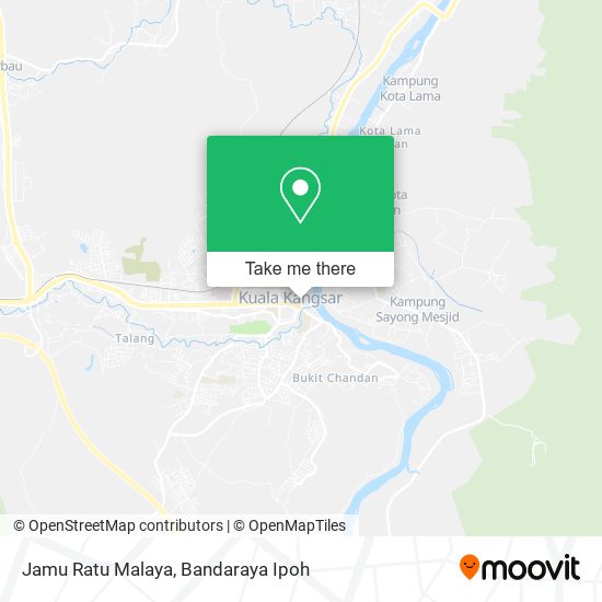 Jamu Ratu Malaya map