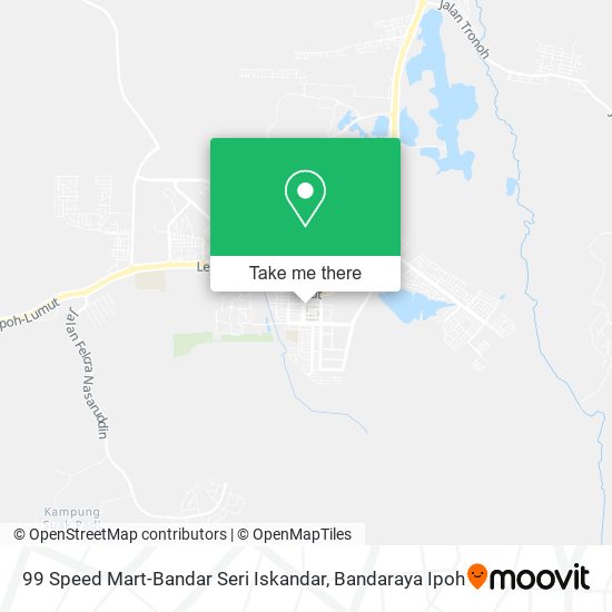 Peta 99 Speed Mart-Bandar Seri Iskandar