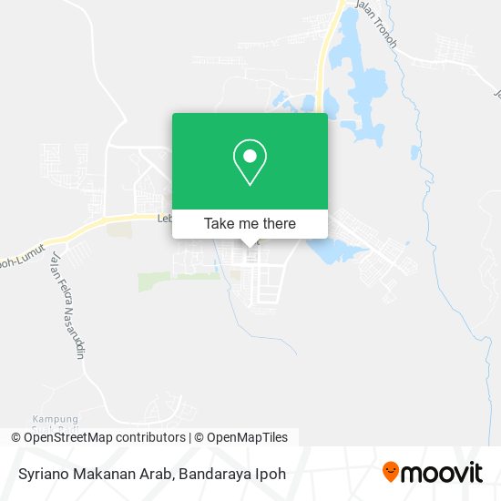 Syriano Makanan Arab map