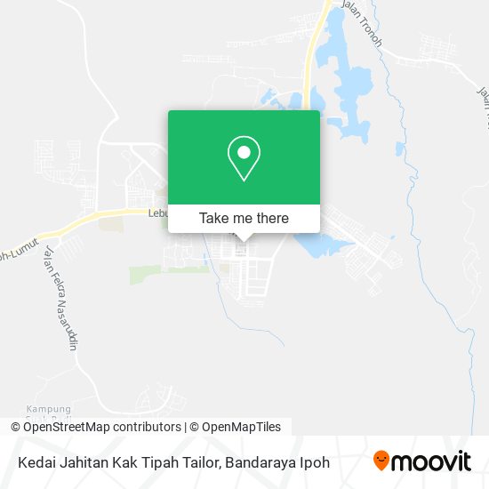 Kedai Jahitan Kak Tipah Tailor map