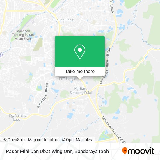 Pasar Mini Dan Ubat Wing Onn map