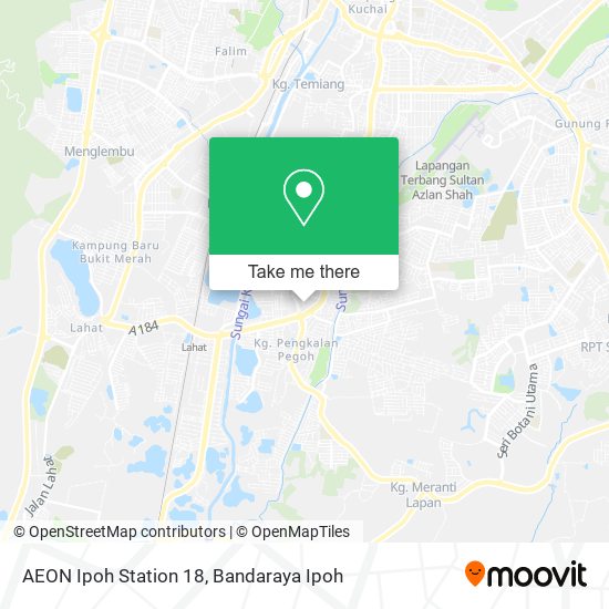 AEON Ipoh Station 18 map