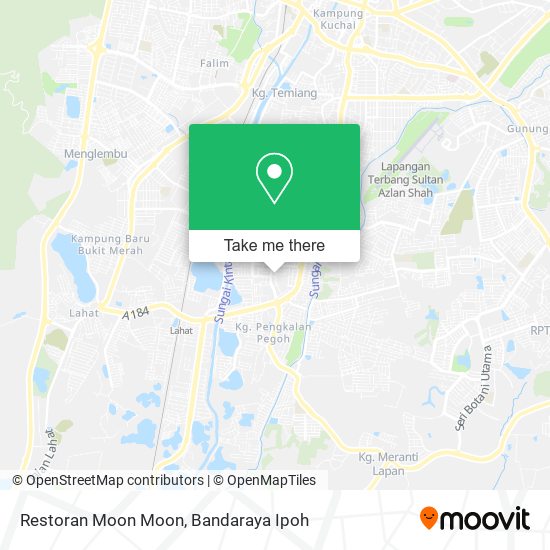 Peta Restoran Moon Moon