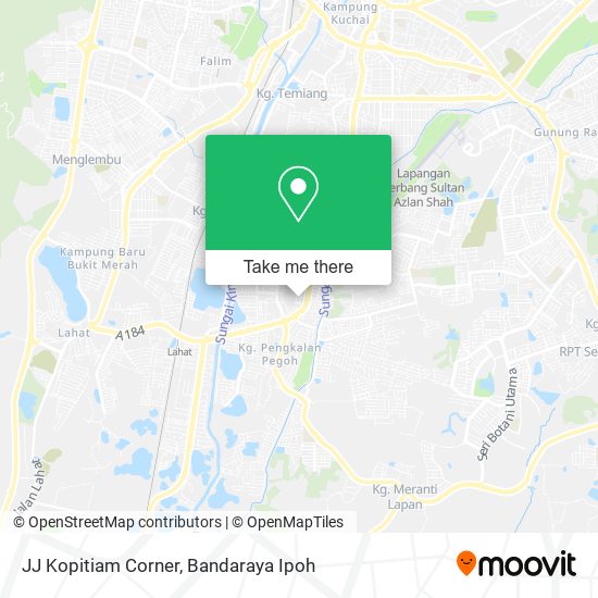 JJ Kopitiam Corner map