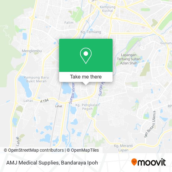 AMJ Medical Supplies map