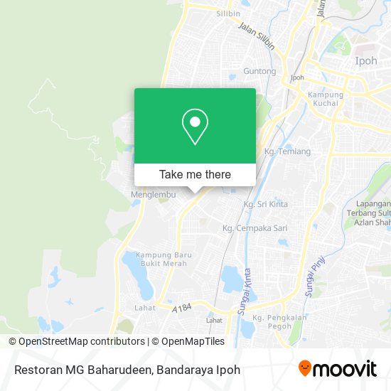 Restoran MG Baharudeen map
