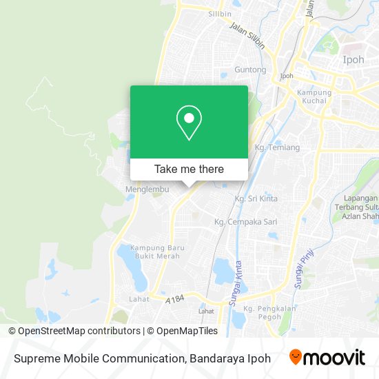 Supreme Mobile Communication map