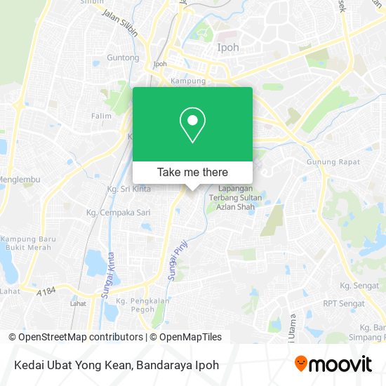 Peta Kedai Ubat Yong Kean