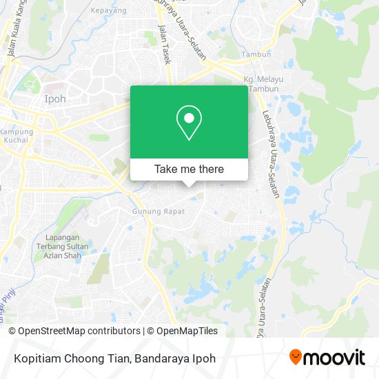 Kopitiam Choong Tian map