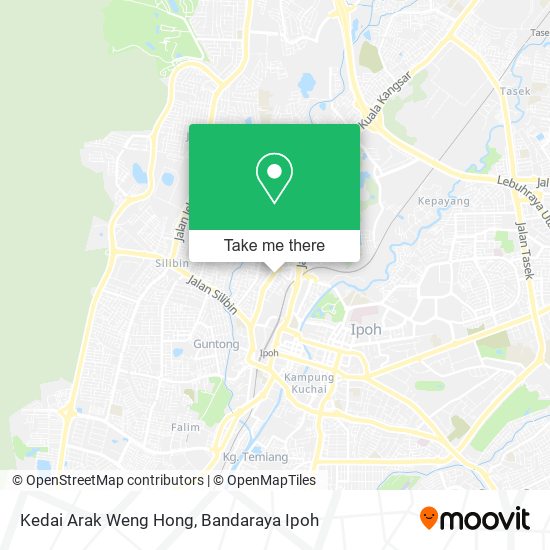 Kedai Arak Weng Hong map