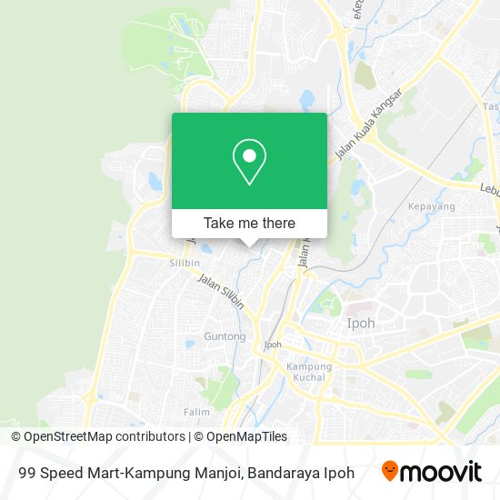 Peta 99 Speed Mart-Kampung Manjoi