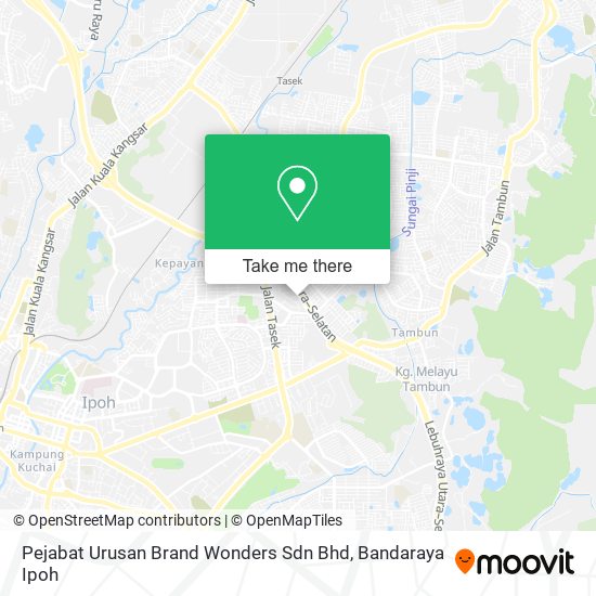 Peta Pejabat Urusan Brand Wonders Sdn Bhd