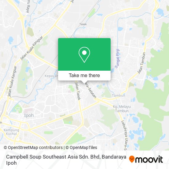 Campbell Soup Southeast Asia Sdn. Bhd map