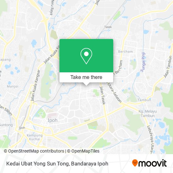 Peta Kedai Ubat Yong Sun Tong