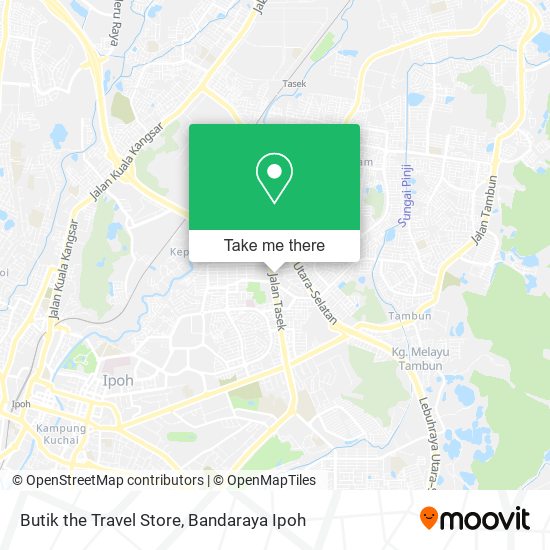 Butik the Travel Store map