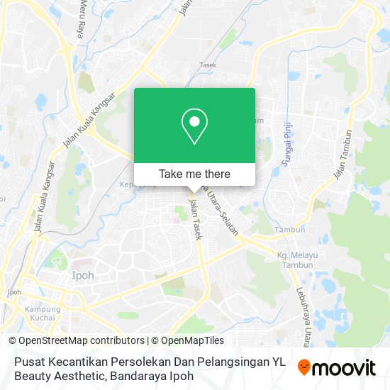 Peta Pusat Kecantikan Persolekan Dan Pelangsingan YL Beauty Aesthetic