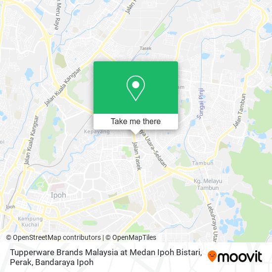 Peta Tupperware Brands Malaysia at Medan Ipoh Bistari, Perak