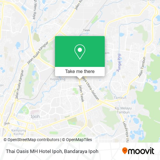 Thai Oasis MH Hotel Ipoh map