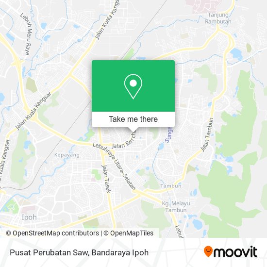 Pusat Perubatan Saw map