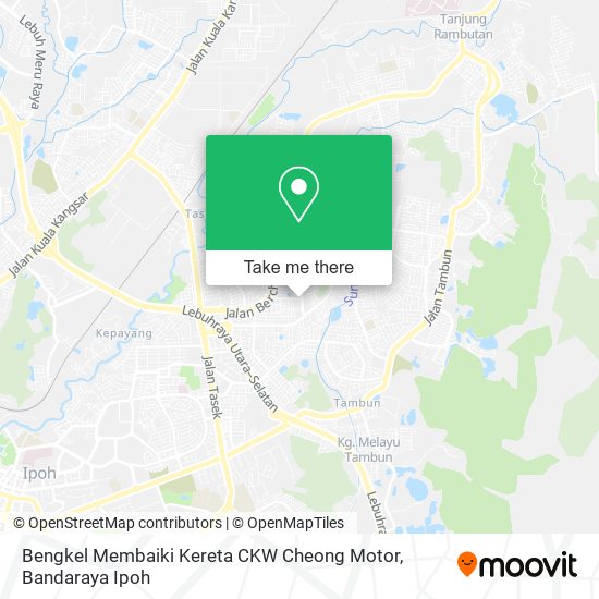 Bengkel Membaiki Kereta CKW Cheong Motor map