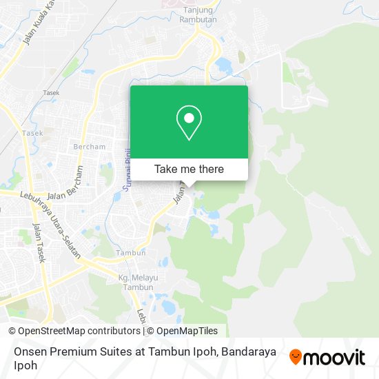 Onsen Premium Suites at Tambun Ipoh map