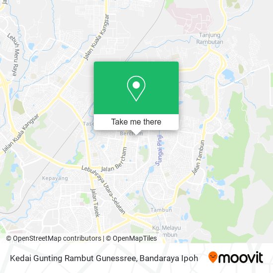 Peta Kedai Gunting Rambut Gunessree