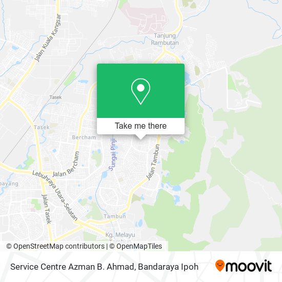 Service Centre Azman B. Ahmad map